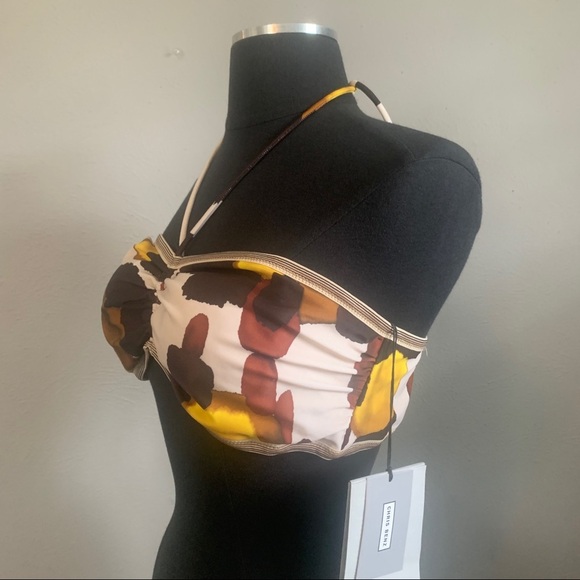 Chris Benz Halter Bikini Two Pieces Swimsuit Size XL - Picture 4 of 15